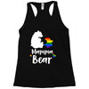mama bear gay pride Racerback Tank