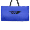 virginity rocks funny cool school church youth group abstinence purity Weekender Totes