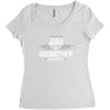 i have two titles aunt and godmother Women's Triblend Scoop T-shirt