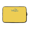 fish whisperer funny Laptop sleeve