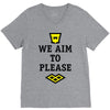 we aim to please V-Neck Tee
