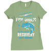 I'm A Fish-oholic On The Road To Recovery Ladies Fitted T-Shirt