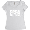 PAPA The Man The Myth The Legend T-Shirt T-Shirt Women's Triblend Scoop T-shirt