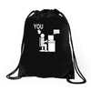problems geeks computers nerds funny Drawstring Bags
