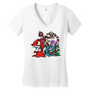 monster mash Women's V-Neck T-Shirt