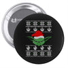 yoda ugly christmas sweater Pin-back button