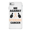 Me Against Uterine Cancer iPhone 7 Case