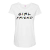 girlfriend friends tv show parody Maternity Scoop Neck T-shirt