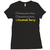cooktail party Ladies Fitted T-Shirt