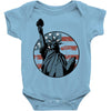 us flag 2 Baby Bodysuit
