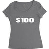 dollar Women's Triblend Scoop T-shirt