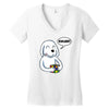 smart dog Women's V-Neck T-Shirt