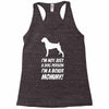 not just a dog person i'm a boxer mommy! Racerback Tank