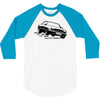 mercedes benz w126 3/4 Sleeve Shirt