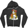 poison ivy tattoo Zipper Hoodie