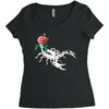 scorpio rose Women's Triblend Scoop T-shirt