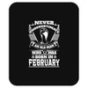 Never Underestimate Old Man Who Was Born February Mousepad
