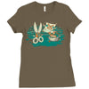 rock, paper, scissor hold Ladies Fitted T-Shirt