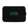 gaming goddess you may bow before me Laptop sleeve