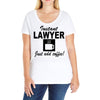 instant lawyer just add coffee Ladies Curvy T-Shirt