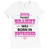 The Best Grammy Was Born In November Ladies Fitted T-Shirt
