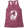 earth day planet Racerback Tank