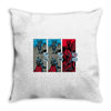 rock, paper, dragon Throw Pillow