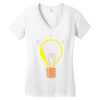 running out of bright ideas Women's V-Neck T-Shirt