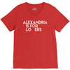 alexandria is for lovers V-Neck Tee