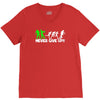 zombie never give up fun V-Neck Tee