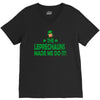 leprechauns made me do it V-Neck Tee