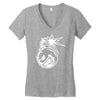 angry bomb Women's V-Neck T-Shirt