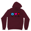 peace love wine Unisex Hoodie