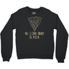 all i care about is pizza Crewneck Sweatshirt