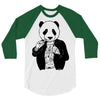 gangster panda 3/4 Sleeve Shirt