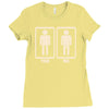 you me kleiner pimmel fun lustig Ladies Fitted T-Shirt