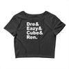 dre eazy cube rendre eazy cube ren Crop Top