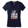 Life After Death Touch My Boyfriend And Find Out Women's V-Neck T-Shirt