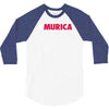 #murica 3/4 Sleeve Shirt