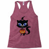 witch cat Racerback Tank