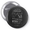 freedom Pin-back button