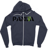 Panda Write T-Shirt Zipper Hoodie