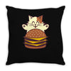 i has cheezburger! Throw Pillow