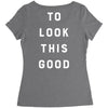It Took Me 50 Years To Look This Good Women's Triblend Scoop T-shirt