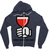 party a drink Zipper Hoodie