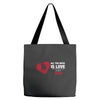 love and a dog life Tote Bags
