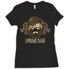 urbane bear Ladies Fitted T-Shirt