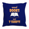 humor book t shirt Throw Pillow