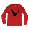 black raven with red eye Long Sleeve Shirts