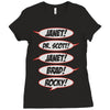 janet! dr. scott! janet! brad! rocky! Ladies Fitted T-Shirt